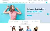 Modern Ecommerce theme preview