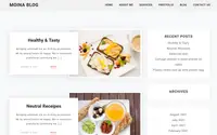 Moina Blog theme preview