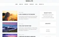 Moina Lite theme preview