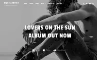 Music Artist theme preview
