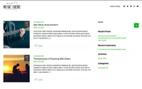 Music Blog theme preview