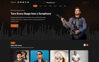 Music Event Artist theme preview