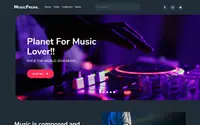 Music Freak theme preview