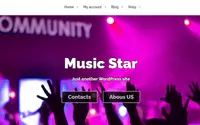 Music Star theme preview