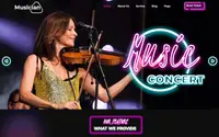 Musicians theme preview