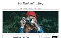 My Minimalist Blog theme preview