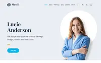 Myself theme preview