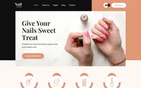 Nail Salon Lite theme preview
