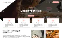 Nail Salon theme preview