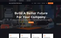 NAS Construction Build theme preview