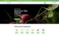 NAS Organic Food Store theme preview