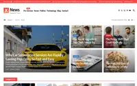 News Magazine X theme preview
