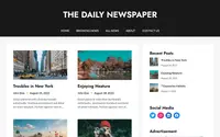 Newspaper Builder theme preview