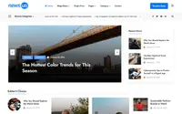 Newsus Elementor theme preview