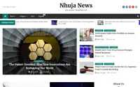 Nhuja News theme preview