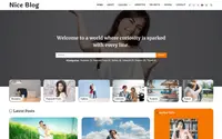 Nice Blog theme preview