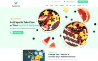 Nutrition Diet theme preview