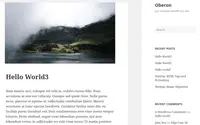 Oberon theme preview
