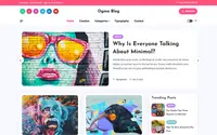 Ogma Blog theme preview