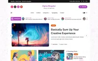 Ogma Blogster theme preview
