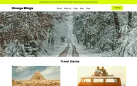 Omega Blogs theme preview