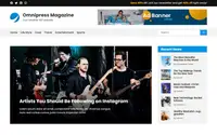Omnipress Magazine theme preview
