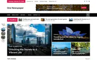 One Newspaper theme preview