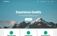 One Pageily theme preview
