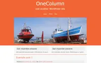 OneColumn theme preview