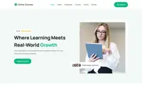 Online Courses FSE theme preview