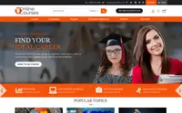Online Courses Hub theme preview