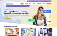 Online Educational Courses theme preview
