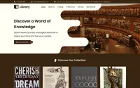 Online Library theme preview