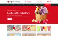 Organic Grocery theme preview