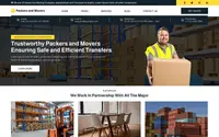 Packers Movers Company theme preview