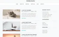 Padma Blog theme preview