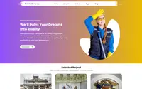 Painting Company theme preview
