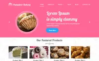 Panadero Bakery theme preview