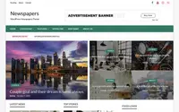 Pattern Newspaper theme preview