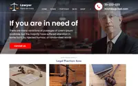 Personal Lawyer theme preview