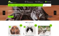 Pet Animal Store theme preview