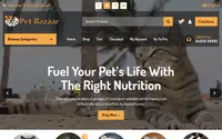 Pet Bazaar theme preview