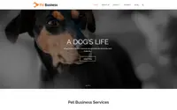 Pet Business theme preview
