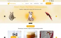 Pet Ecommerce Store theme preview