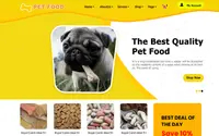 Pet Food Shop theme preview