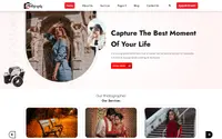 Photographer Elementor theme preview