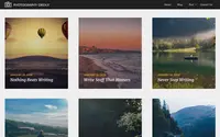 Photography Gridly theme preview