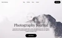 Photography Journal theme preview