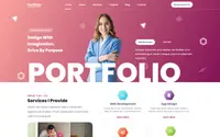 Pixel Personal Portfolio theme preview