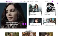 Pixel Photography theme preview